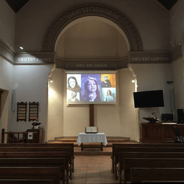 Un système audio-vidéo complet pour l’église protestante unie d’Antibes
